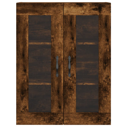 Highboard Smoked Oak 69.5x34x180 cm Engineered Wood