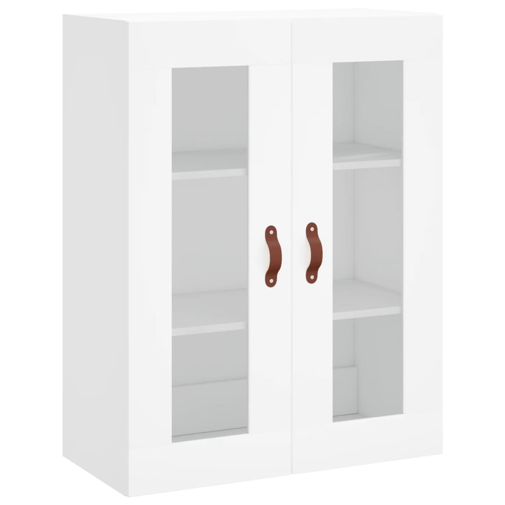 Highboard White 69.5x34x180 cm Engineered Wood