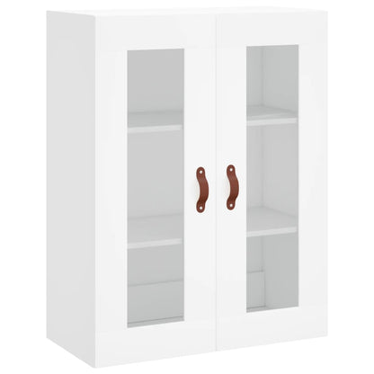 Highboard White 69.5x34x180 cm Engineered Wood