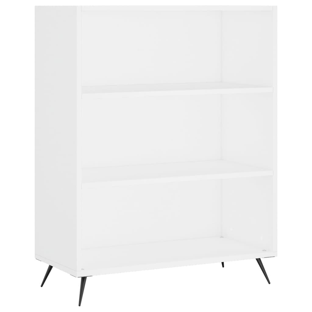 Highboard White 69.5x34x180 cm Engineered Wood