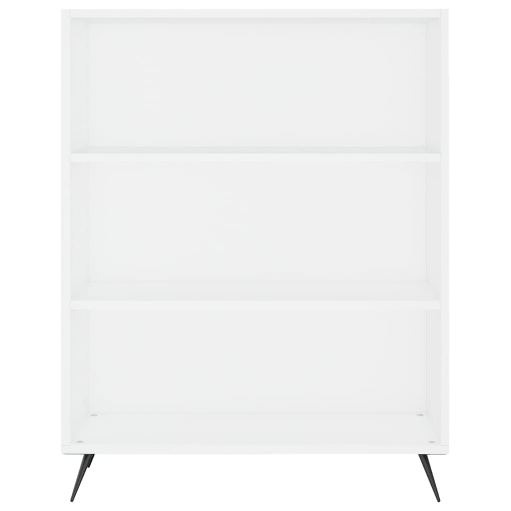 Highboard White 69.5x34x180 cm Engineered Wood