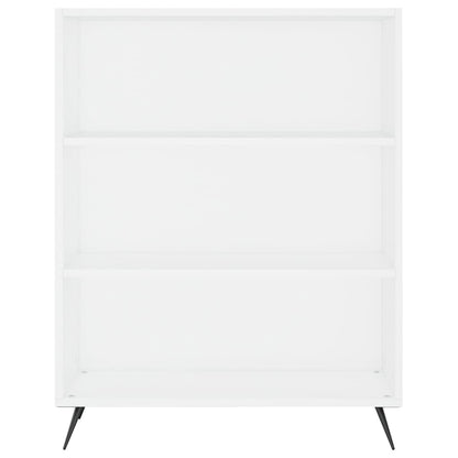 Highboard White 69.5x34x180 cm Engineered Wood