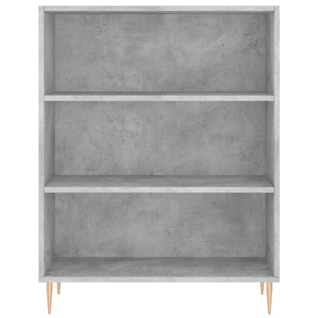 Highboard Concrete Grey 69,5x34x180 cm Engineered Wood