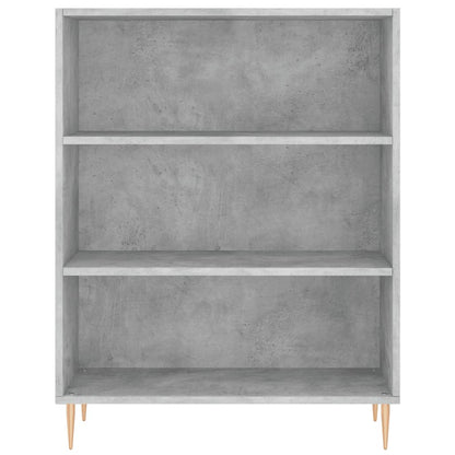 Highboard Concrete Grey 69,5x34x180 cm Engineered Wood