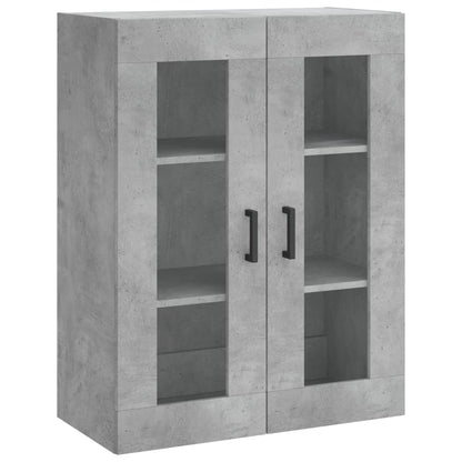 Highboard Concrete Grey 69,5x34x180 cm Engineered Wood