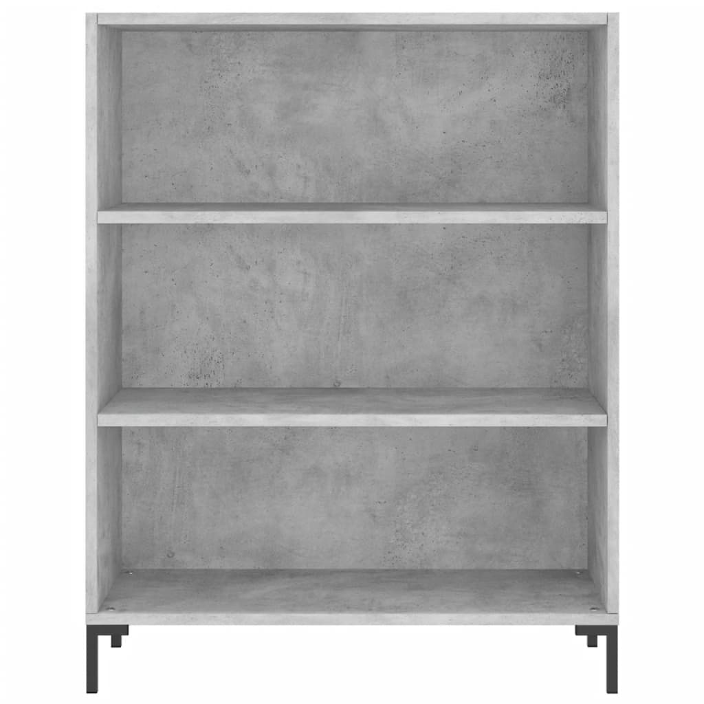 Highboard Concrete Grey 69,5x34x180 cm Engineered Wood