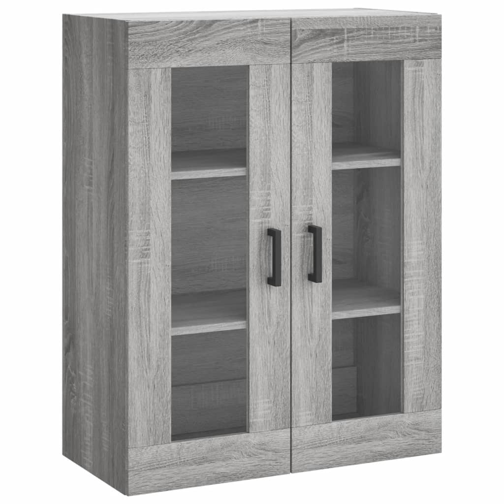 Highboard Grey Sonoma 69,5x34x180 cm Engineered Wood