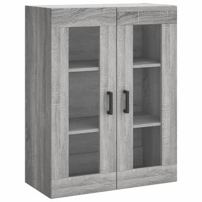 Highboard Grey Sonoma 69,5x34x180 cm Engineered Wood