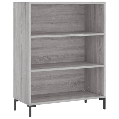 Highboard Grey Sonoma 69,5x34x180 cm Engineered Wood