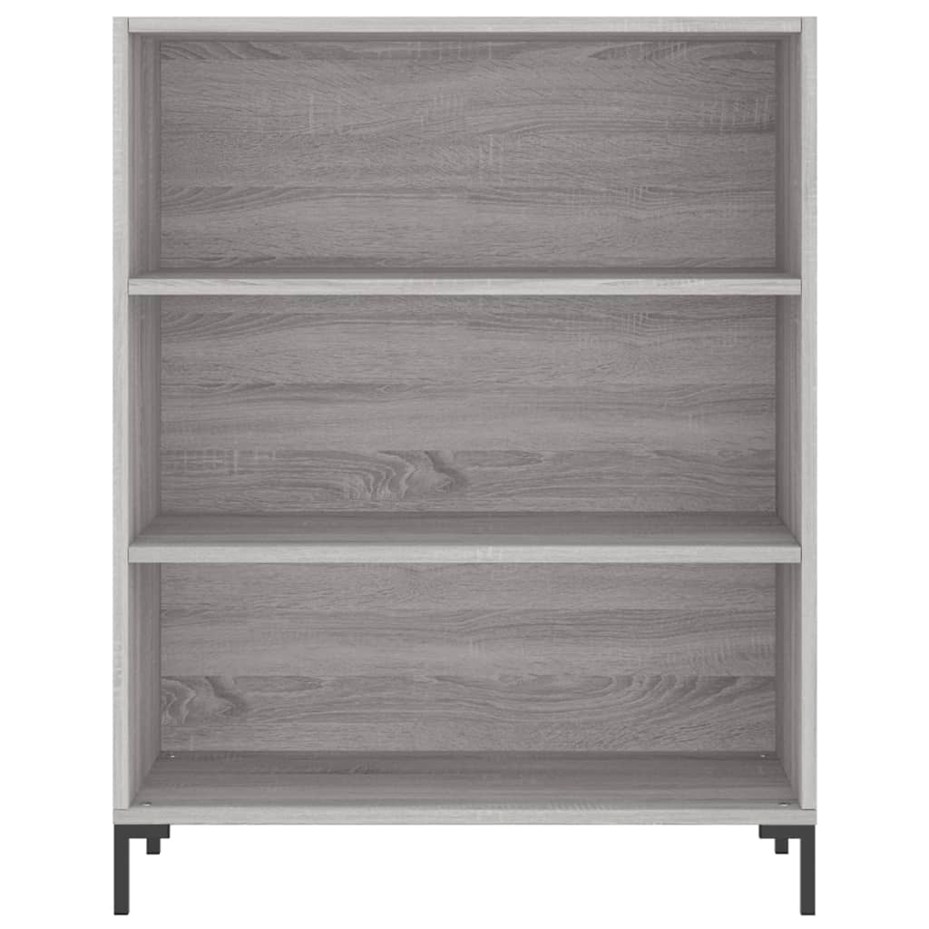 Highboard Grey Sonoma 69,5x34x180 cm Engineered Wood