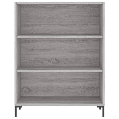 Highboard Grey Sonoma 69,5x34x180 cm Engineered Wood