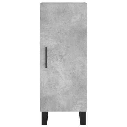 Highboard Concrete Grey 34,5x34x180 cm Engineered Wood