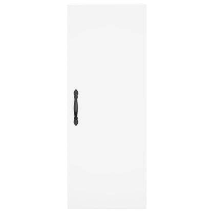 Highboard White 34,5x34x180 cm Engineered Wood