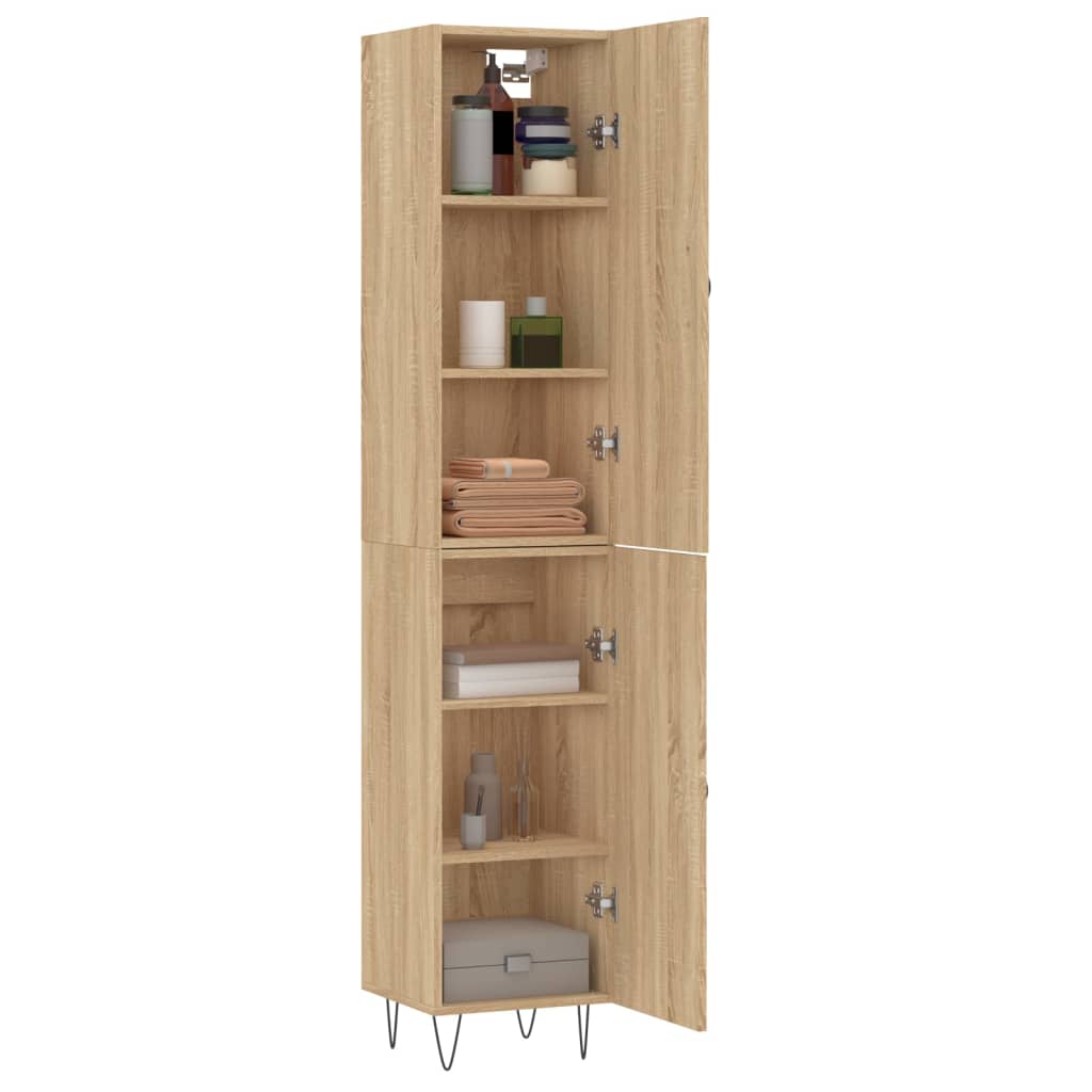 Highboard Sonoma Oak 34.5x34x180 cm Engineered Wood