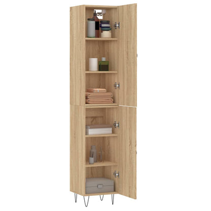Highboard Sonoma Oak 34.5x34x180 cm Engineered Wood