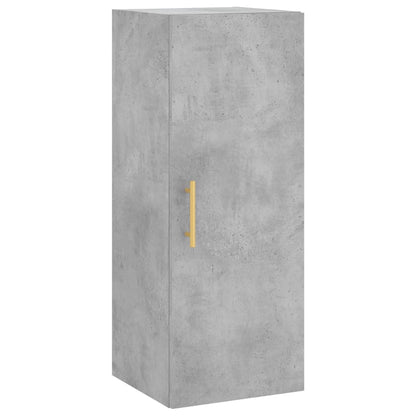 Highboard Concrete Grey 34,5x34x180 cm Engineered Wood