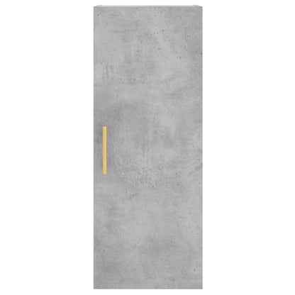 Highboard Concrete Grey 34,5x34x180 cm Engineered Wood