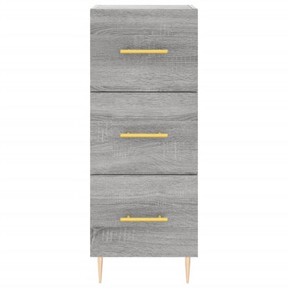 Highboard Grey Sonoma 34,5x34x180 cm Engineered Wood