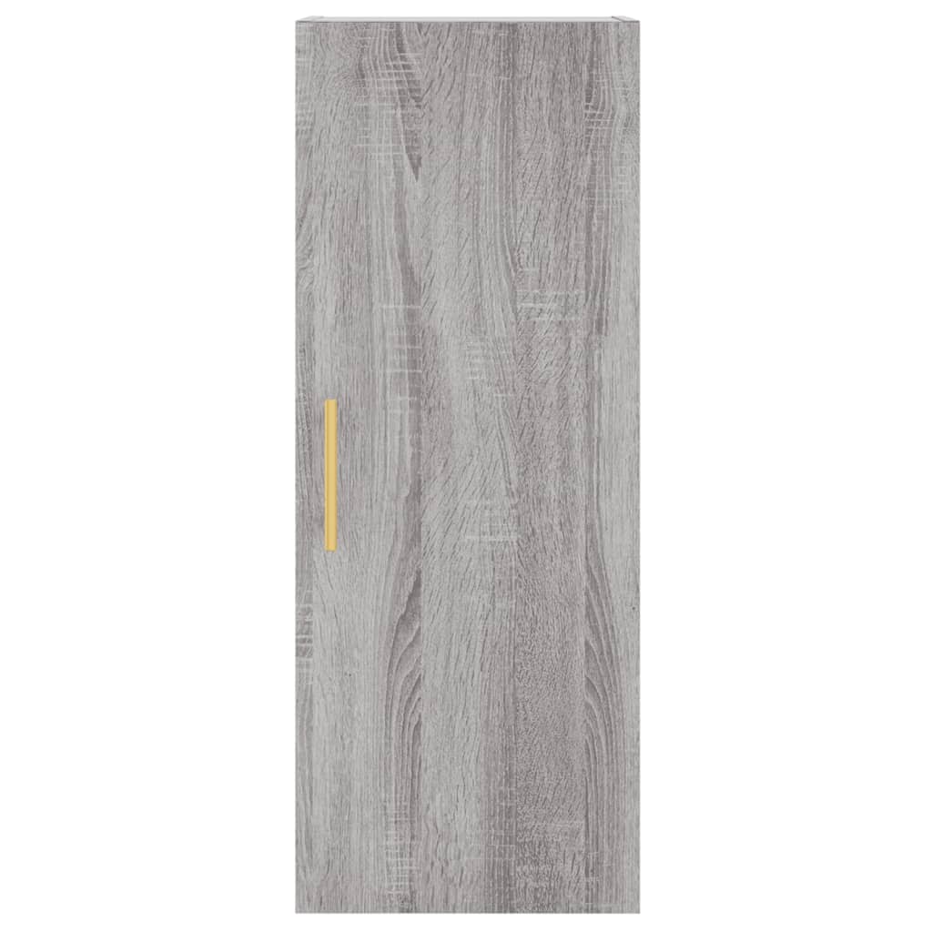 Highboard Grey Sonoma 34,5x34x180 cm Engineered Wood
