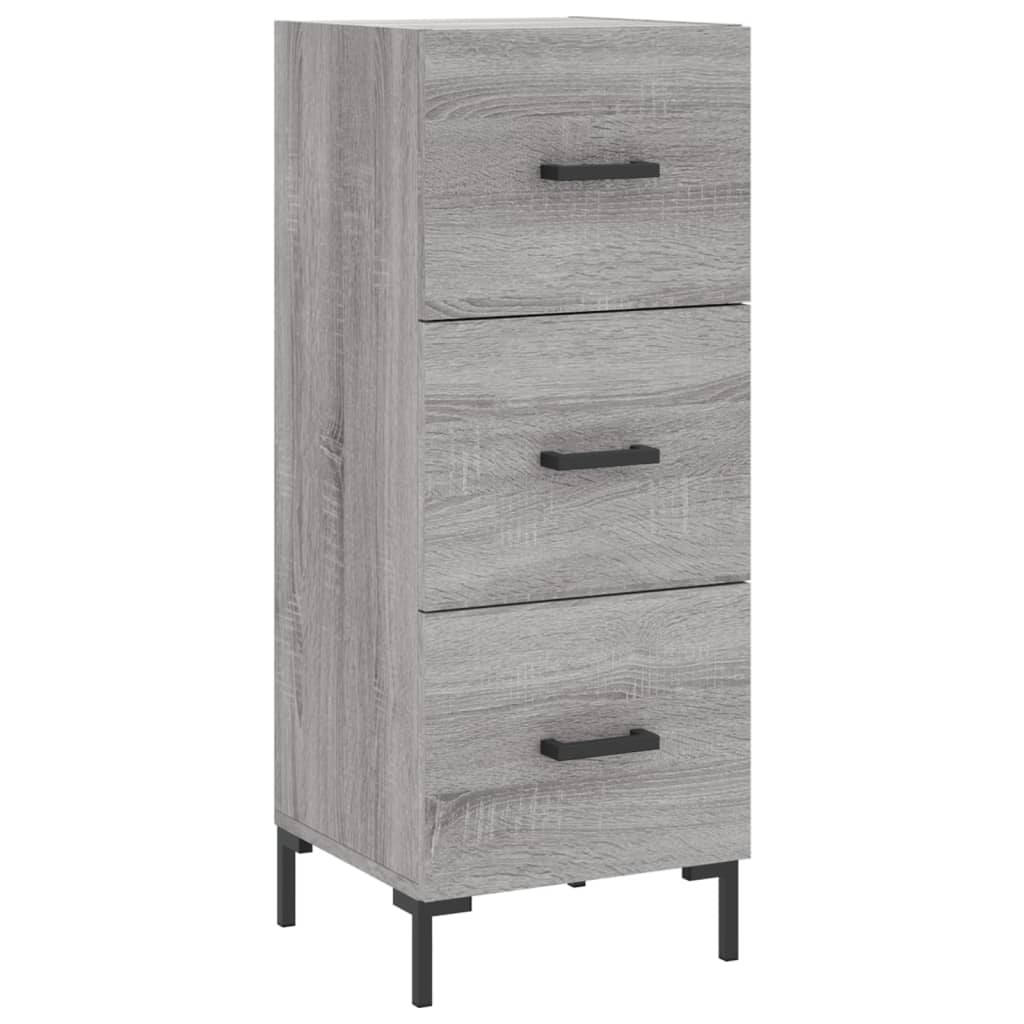 Highboard Grey Sonoma 34,5x34x180 cm Engineered Wood