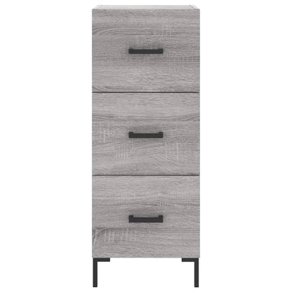 Highboard Grey Sonoma 34,5x34x180 cm Engineered Wood