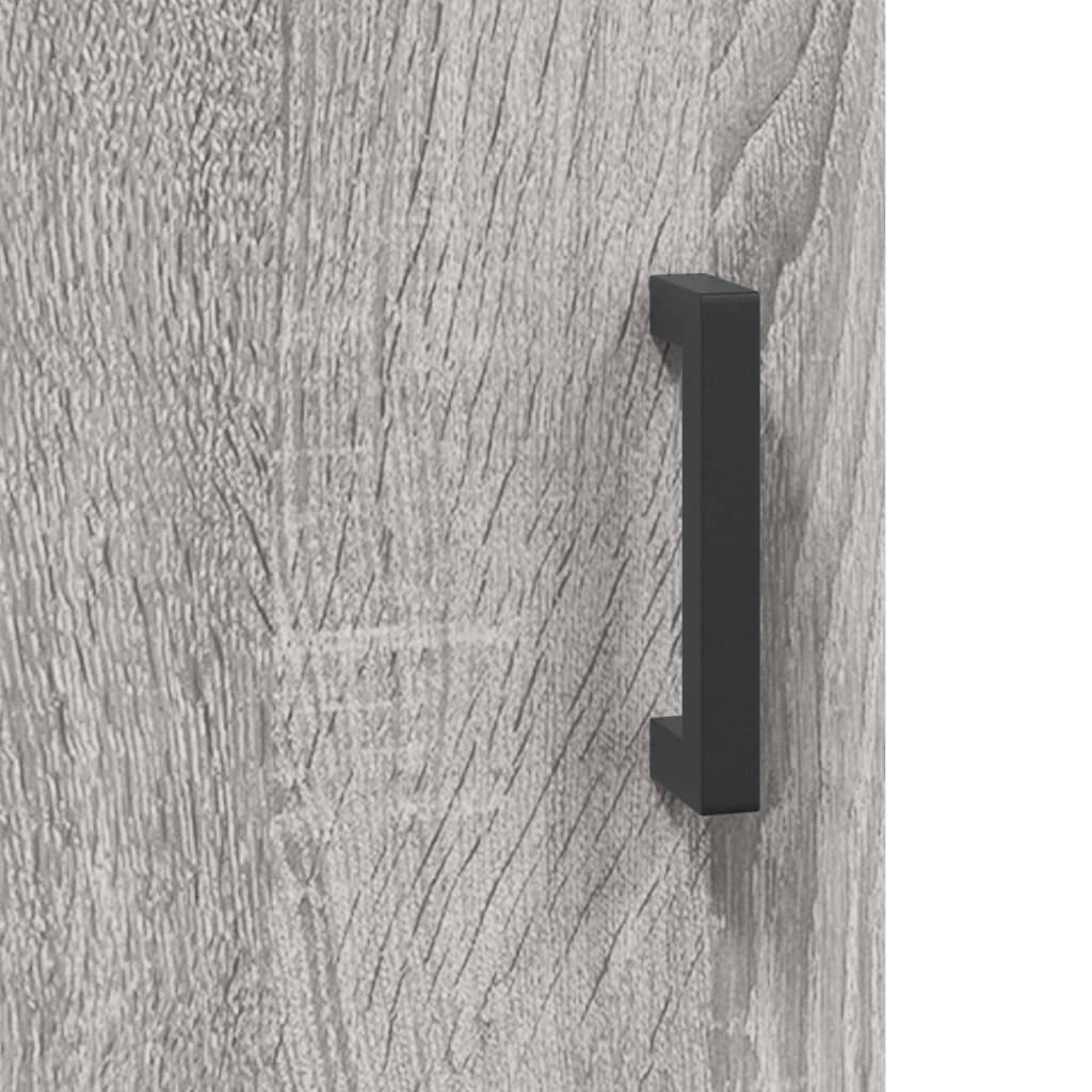 Highboard Grey Sonoma 34,5x34x180 cm Engineered Wood