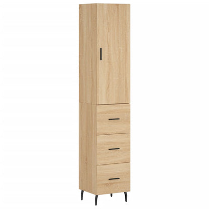 Highboard Sonoma Oak 34.5x34x180 cm Engineered Wood