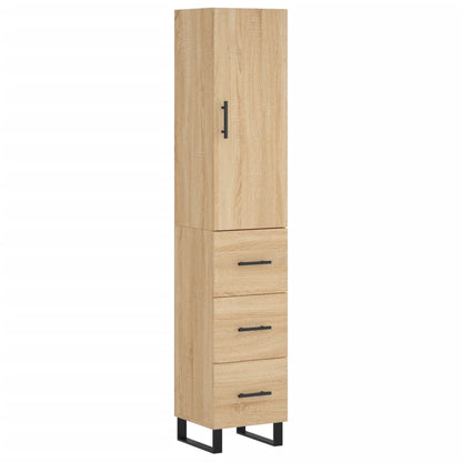 Highboard Sonoma Oak 34.5x34x180 cm Engineered Wood