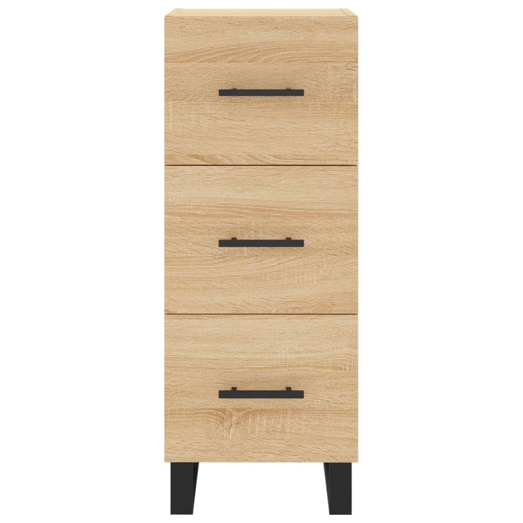 Highboard Sonoma Oak 34.5x34x180 cm Engineered Wood