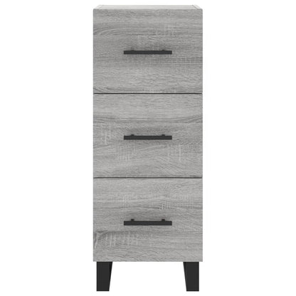Highboard Grey Sonoma 34,5x34x180 cm Engineered Wood