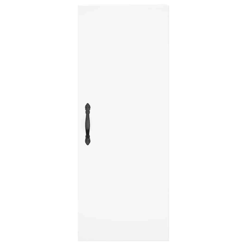 Highboard White 34,5x34x180 cm Engineered Wood