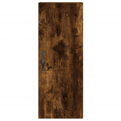 Highboard Smoked Oak 34.5x34x180 cm Engineered Wood
