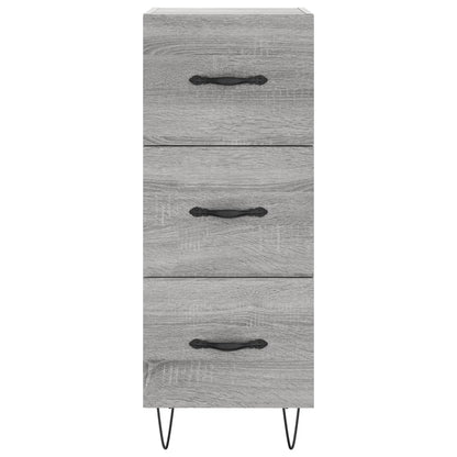 Highboard Grey Sonoma 34,5x34x180 cm Engineered Wood
