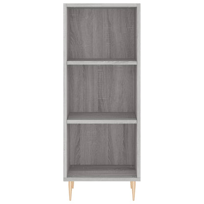 Highboard Grey Sonoma 34.5x34x180 cm Engineered Wood