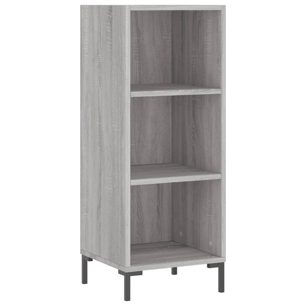 Highboard Grey Sonoma 34,5x34x180 cm Engineered Wood
