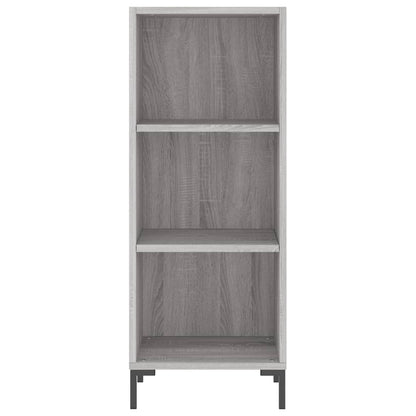 Highboard Grey Sonoma 34.5x34x180 cm Engineered Wood