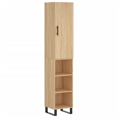 Highboard Sonoma Oak 34.5x34x180 cm Engineered Wood
