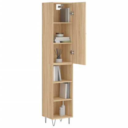 Highboard Sonoma Oak 34,5x34x180 cm Engineered Wood