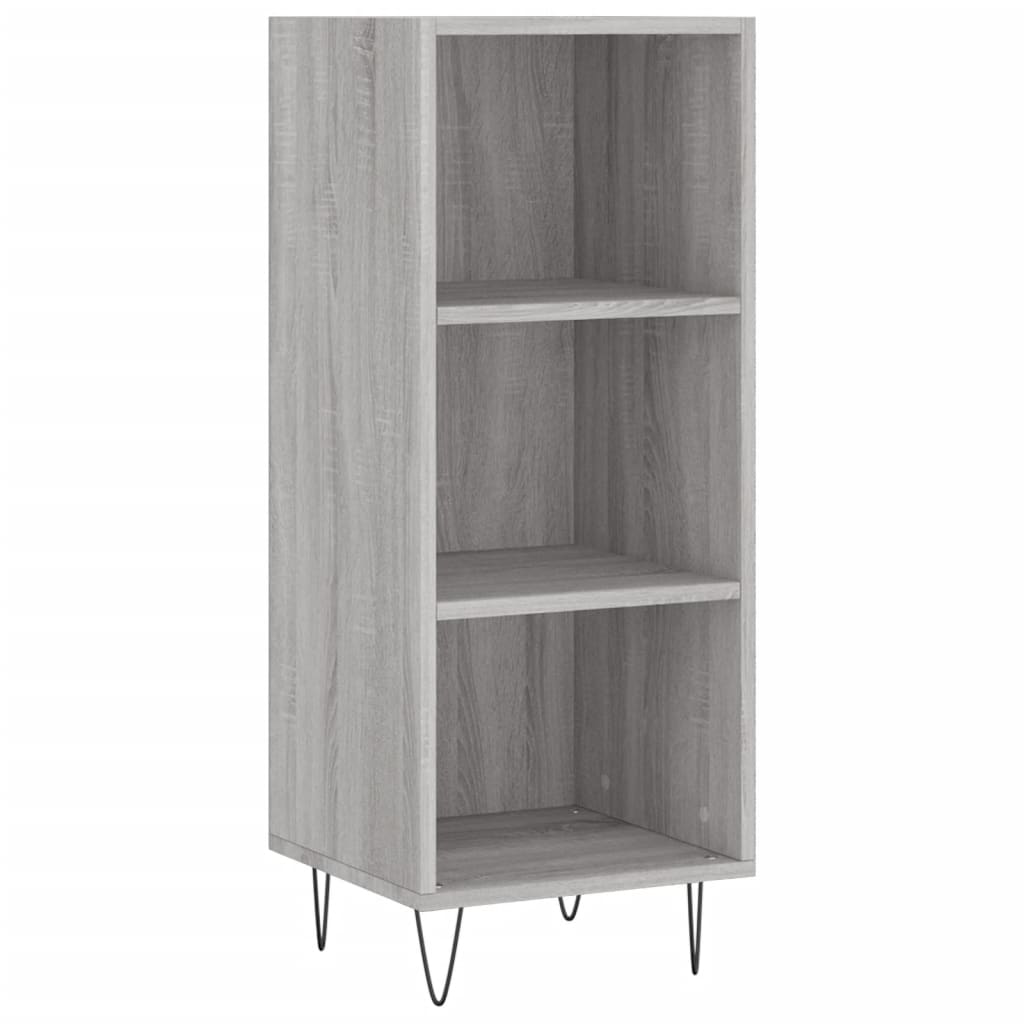 Highboard Grey Sonoma 34,5x34x180 cm Engineered Wood