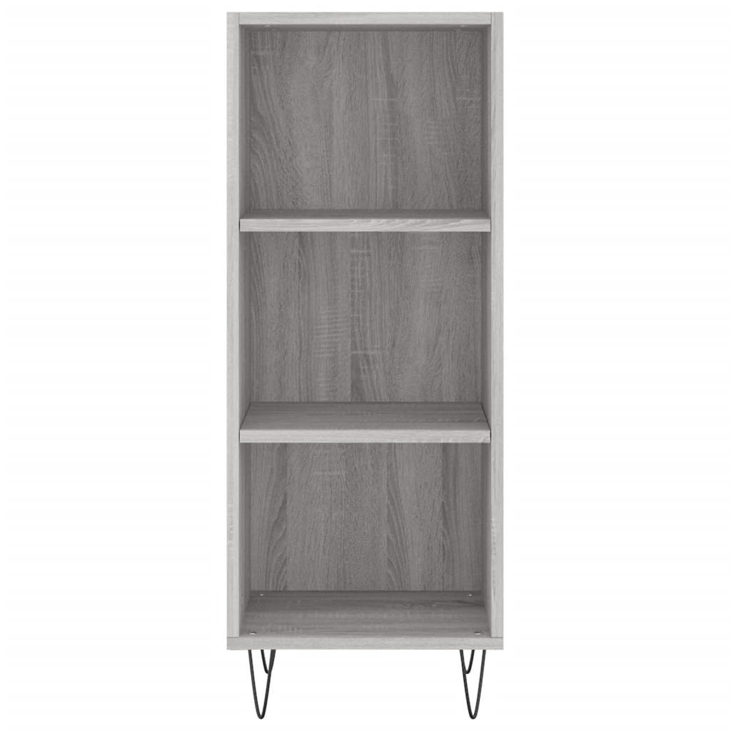 Highboard Grey Sonoma 34,5x34x180 cm Engineered Wood