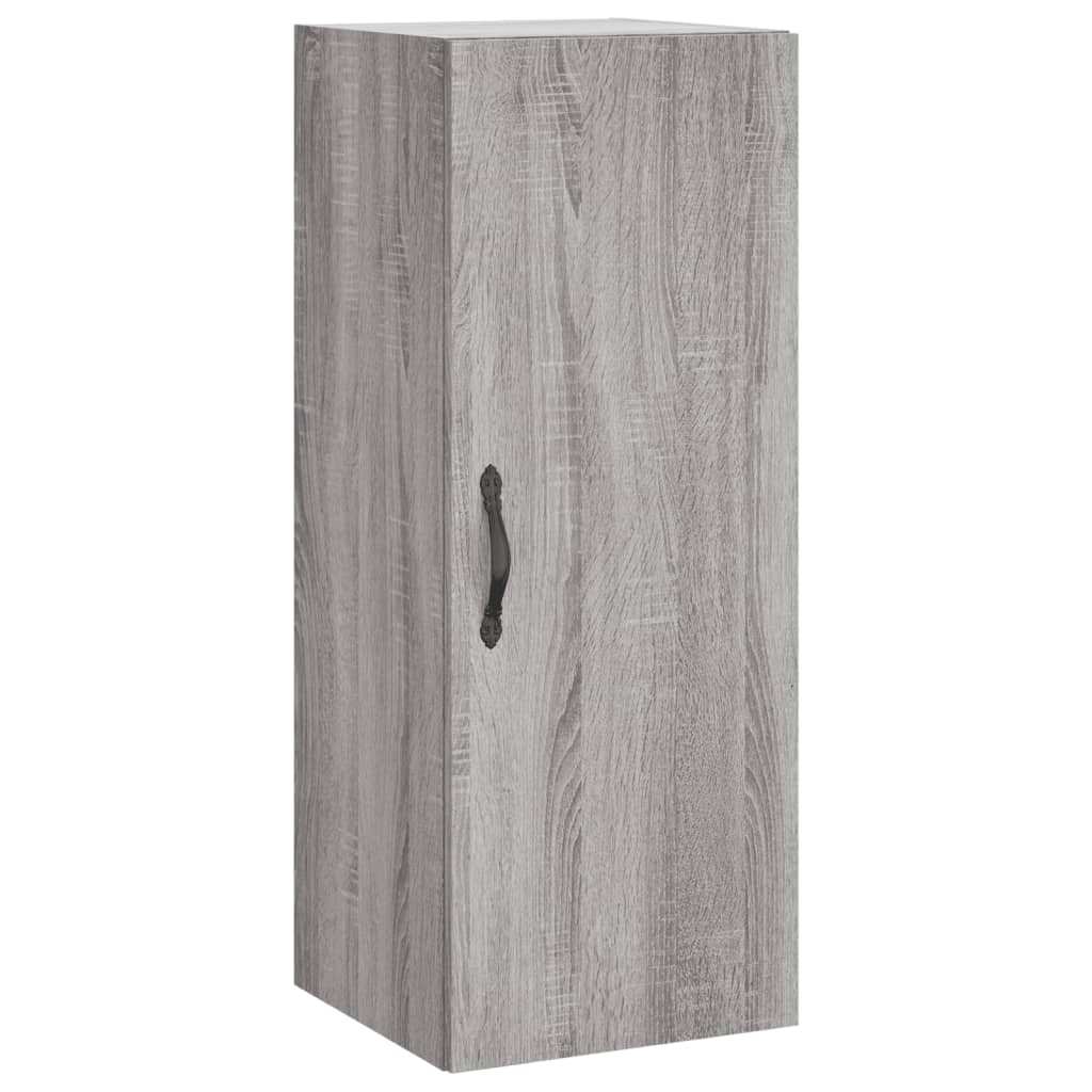 Highboard Grey Sonoma 34,5x34x180 cm Engineered Wood