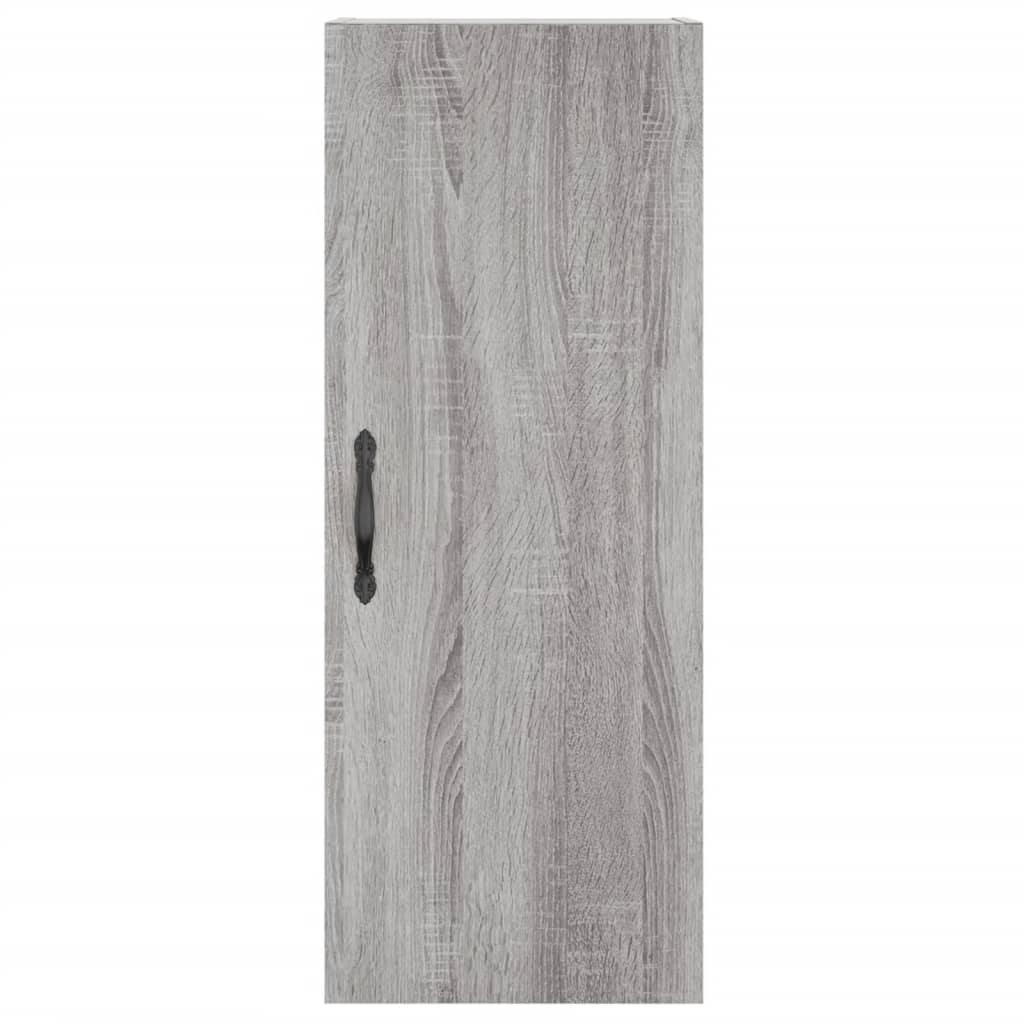 Highboard Grey Sonoma 34,5x34x180 cm Engineered Wood