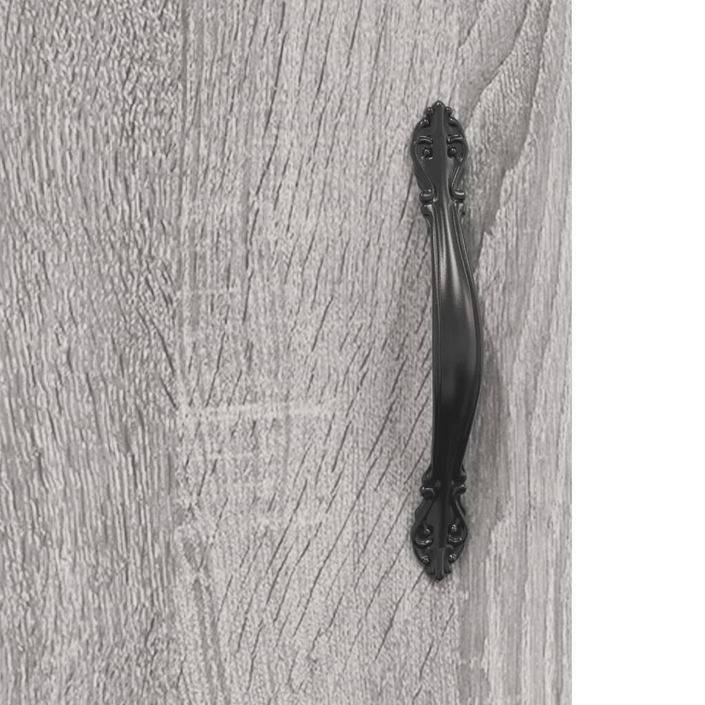 Highboard Grey Sonoma 34,5x34x180 cm Engineered Wood