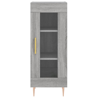 Highboard Grey Sonoma 34.5x34x180 cm Engineered Wood
