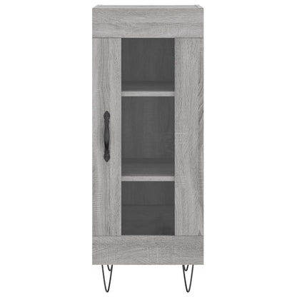 Highboard Grey Sonoma 34.5x34x180 cm Engineered Wood