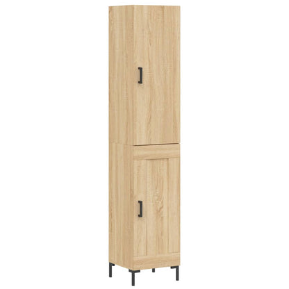 Highboard Sonoma Oak 34.5x34x180 cm Engineered Wood