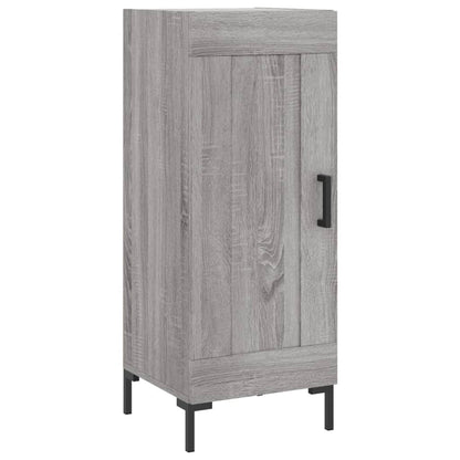 Highboard Grey Sonoma 34.5x34x180 cm Engineered Wood