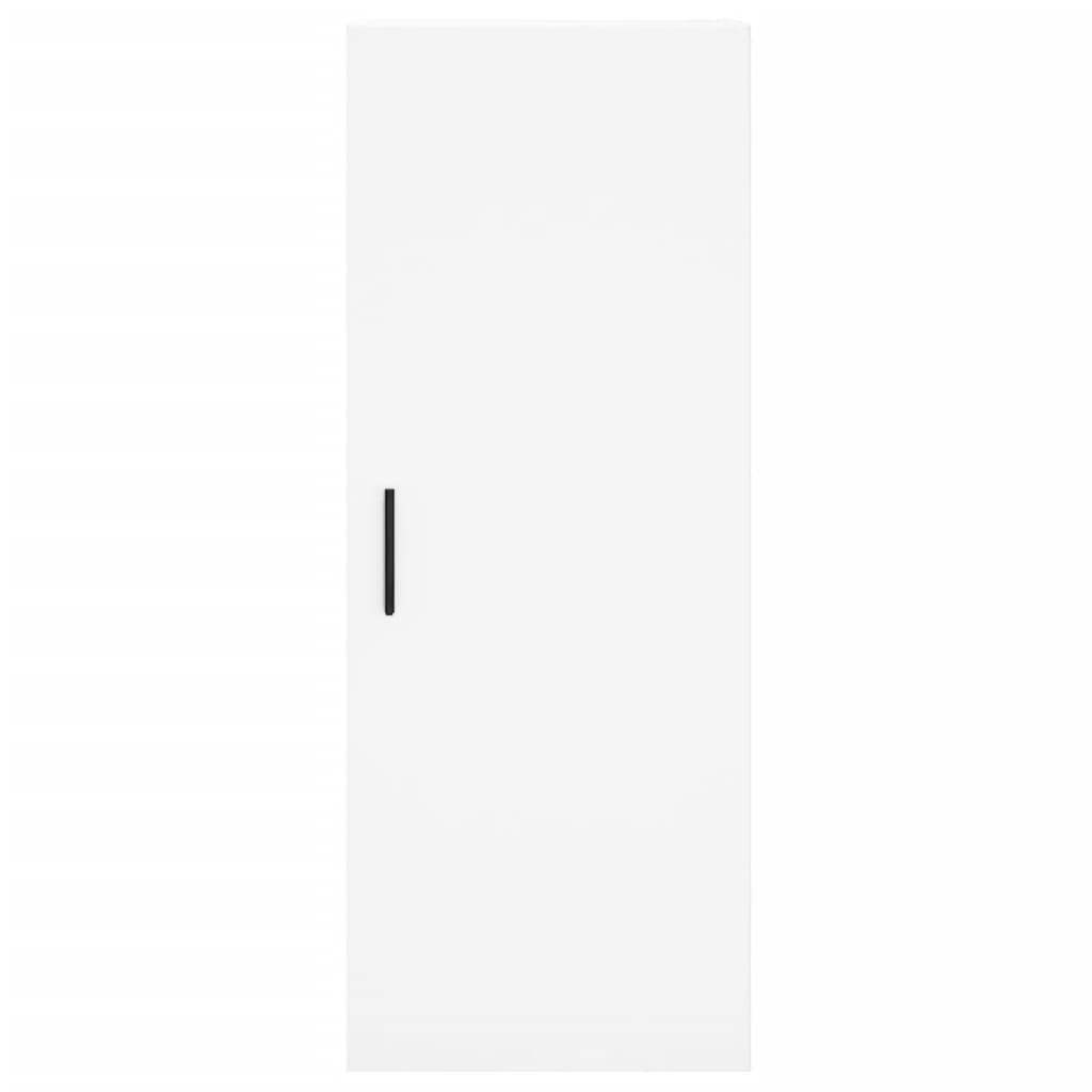 Highboard White 34.5x34x180 cm Engineered Wood