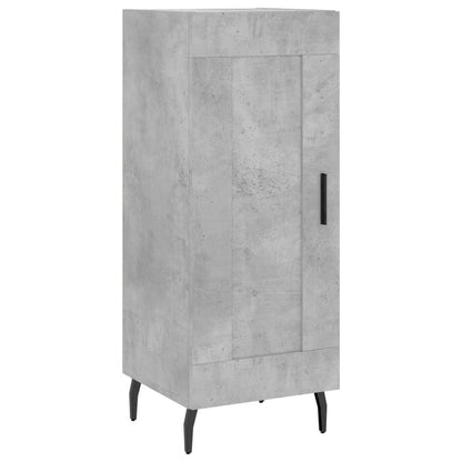 Highboard Concrete Grey 34.5x34x180 cm Engineered Wood