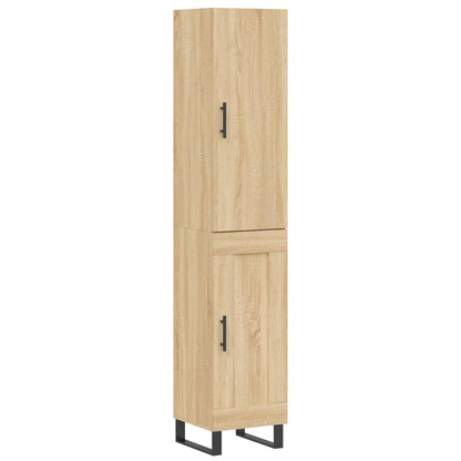 Highboard Sonoma Oak 34.5x34x180 cm Engineered Wood
